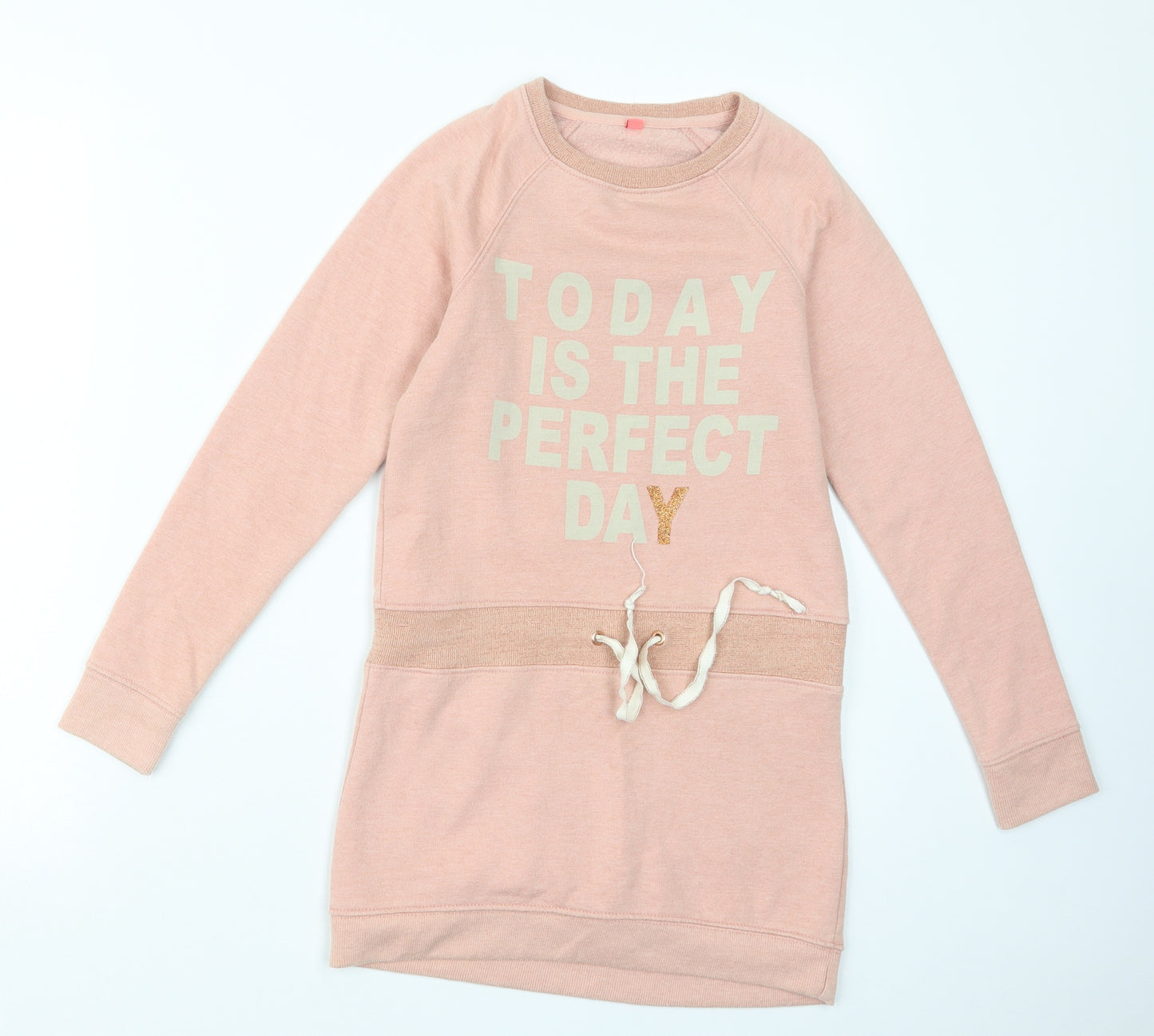 Little Captain Girls Pink   Pullover Jumper Size 10 Years