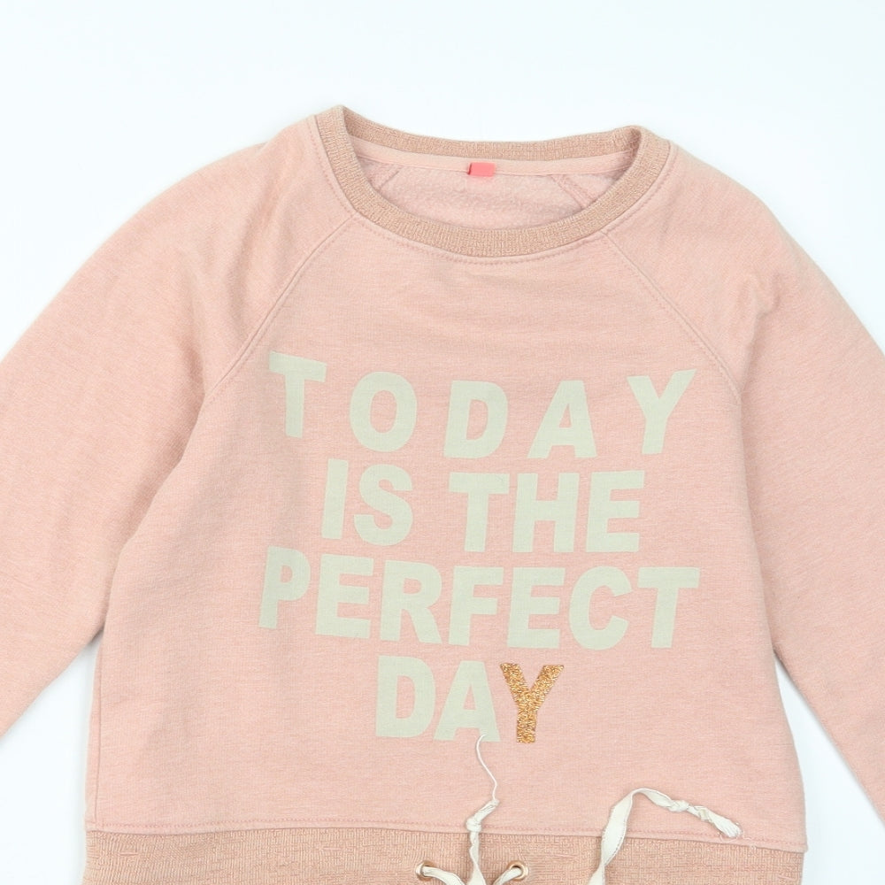 Little Captain Girls Pink   Pullover Jumper Size 10 Years