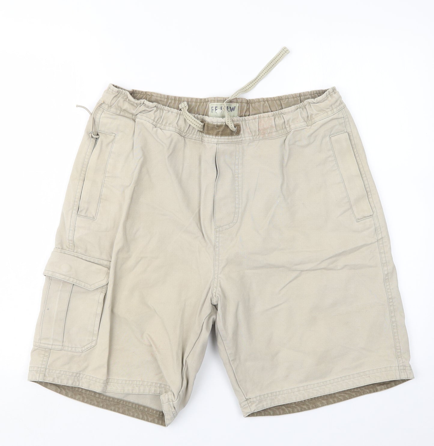 Fat Face Mens Beige   Cargo Shorts Size 31 in