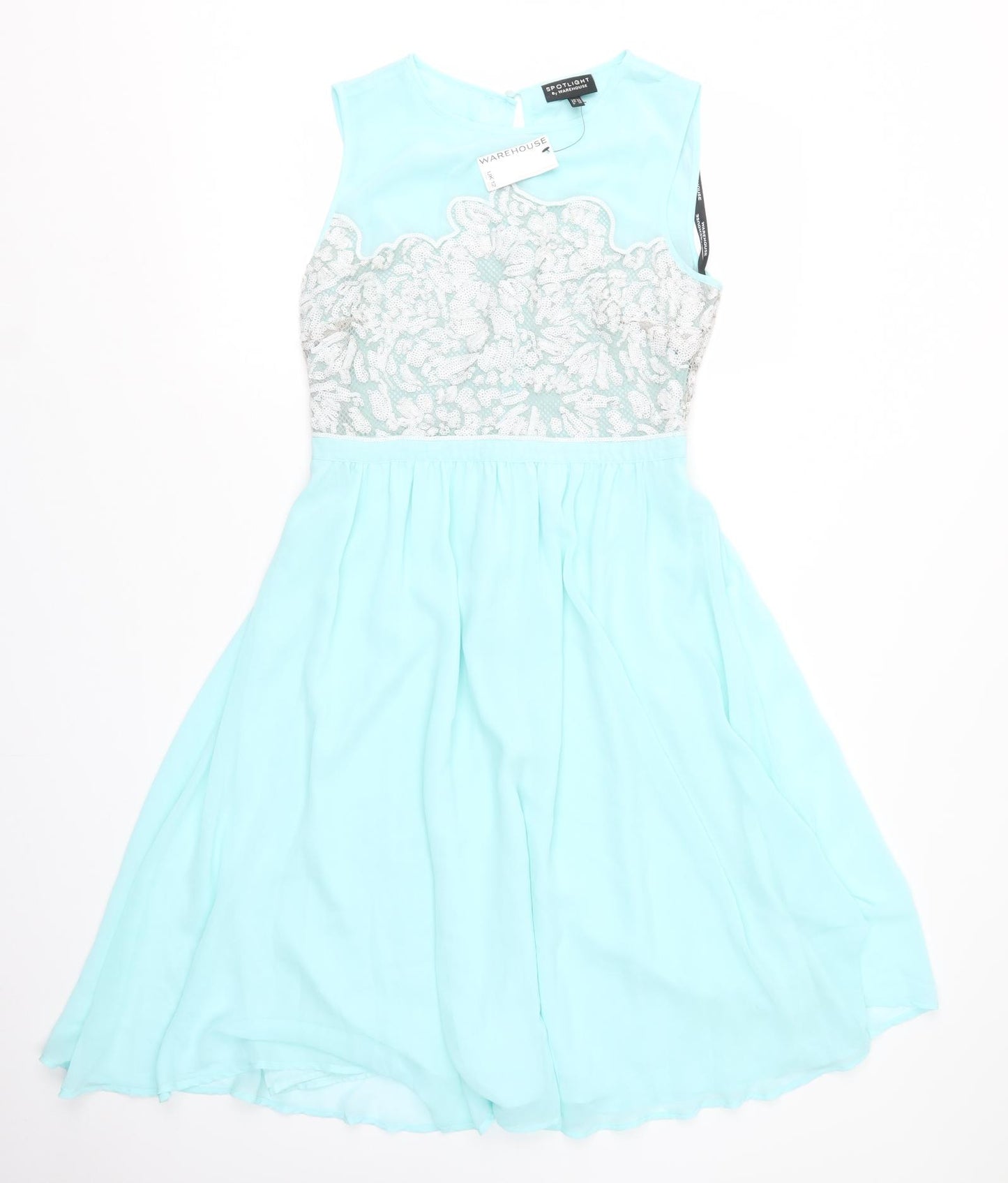 Warehouse Womens Green   A-Line  Size 12