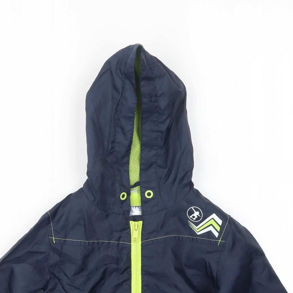 Peacocks Boys Blue   Jacket Coat Size 2-3 Years