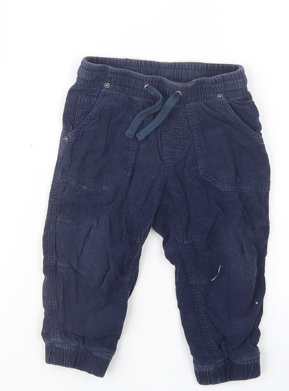 H&M Boys Blue   Cargo Trousers Size 18 Months