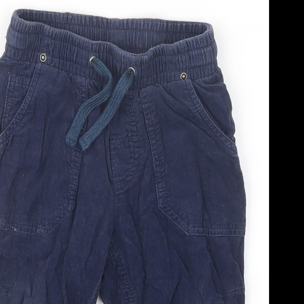 H&M Boys Blue   Cargo Trousers Size 18 Months