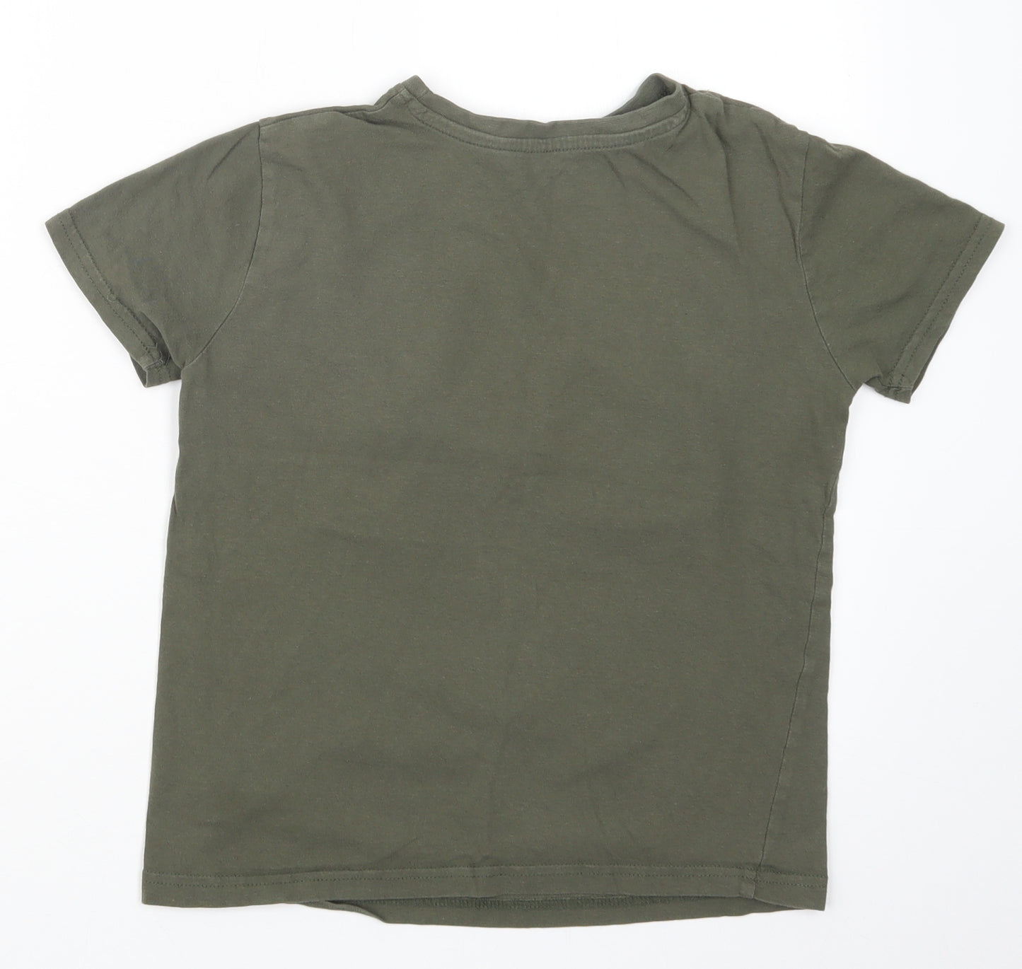 Primark Boys Green   Basic T-Shirt Size 9-10 Years