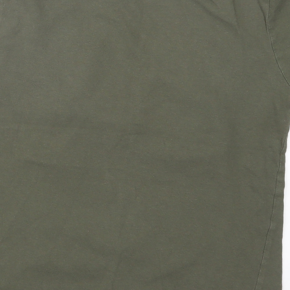 Primark Boys Green   Basic T-Shirt Size 9-10 Years