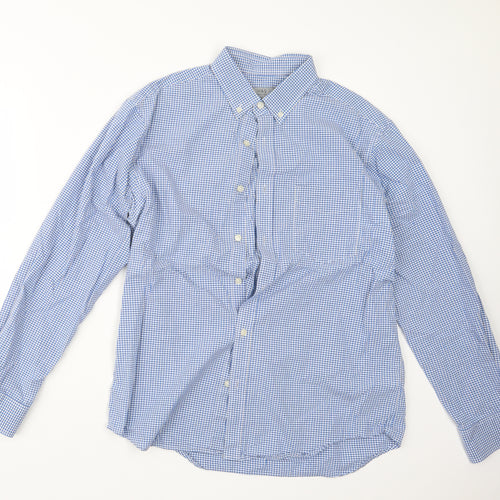Marks and Spencer Mens Blue    Button-Up Size M