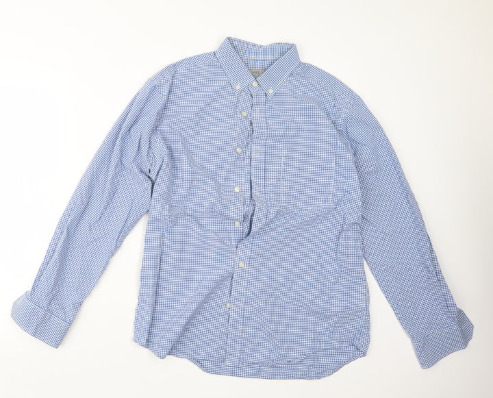 Marks and Spencer Mens Blue    Button-Up Size M