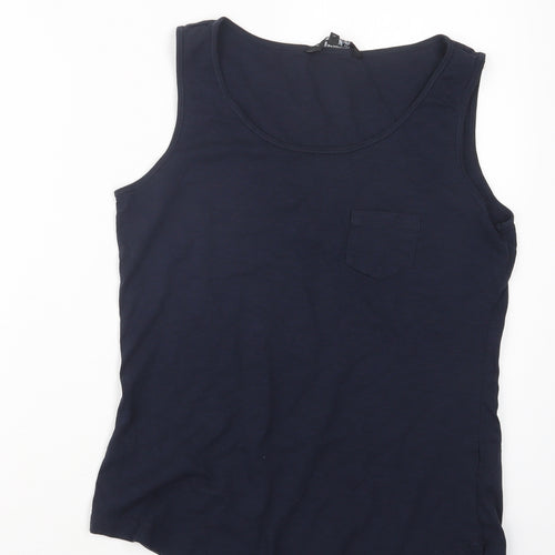 Debenhams Womens Blue   Basic Tank Size 10