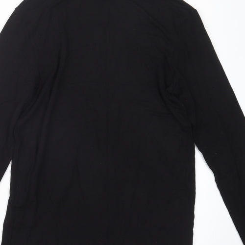 Papaya Womens Black   Basic T-Shirt Size 10