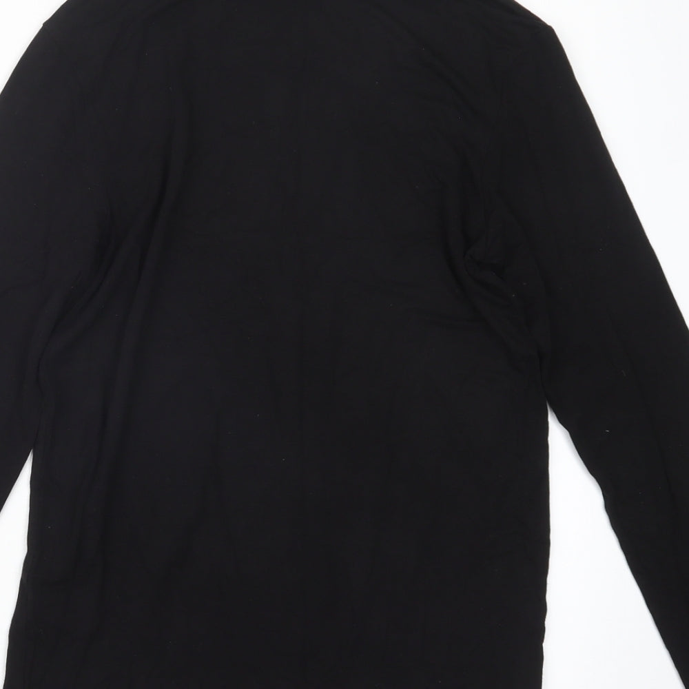 Papaya Womens Black   Basic T-Shirt Size 10