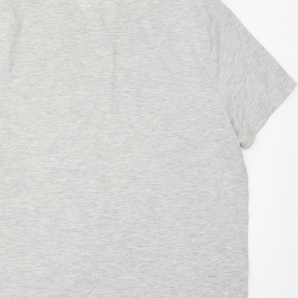 Tesco Womens Grey   Basic T-Shirt Size 16  - Disney Chirstmas
