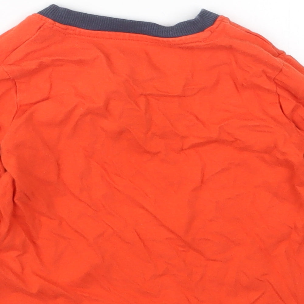 Nutmeg Boys Orange   Basic T-Shirt Size 12-18 Months