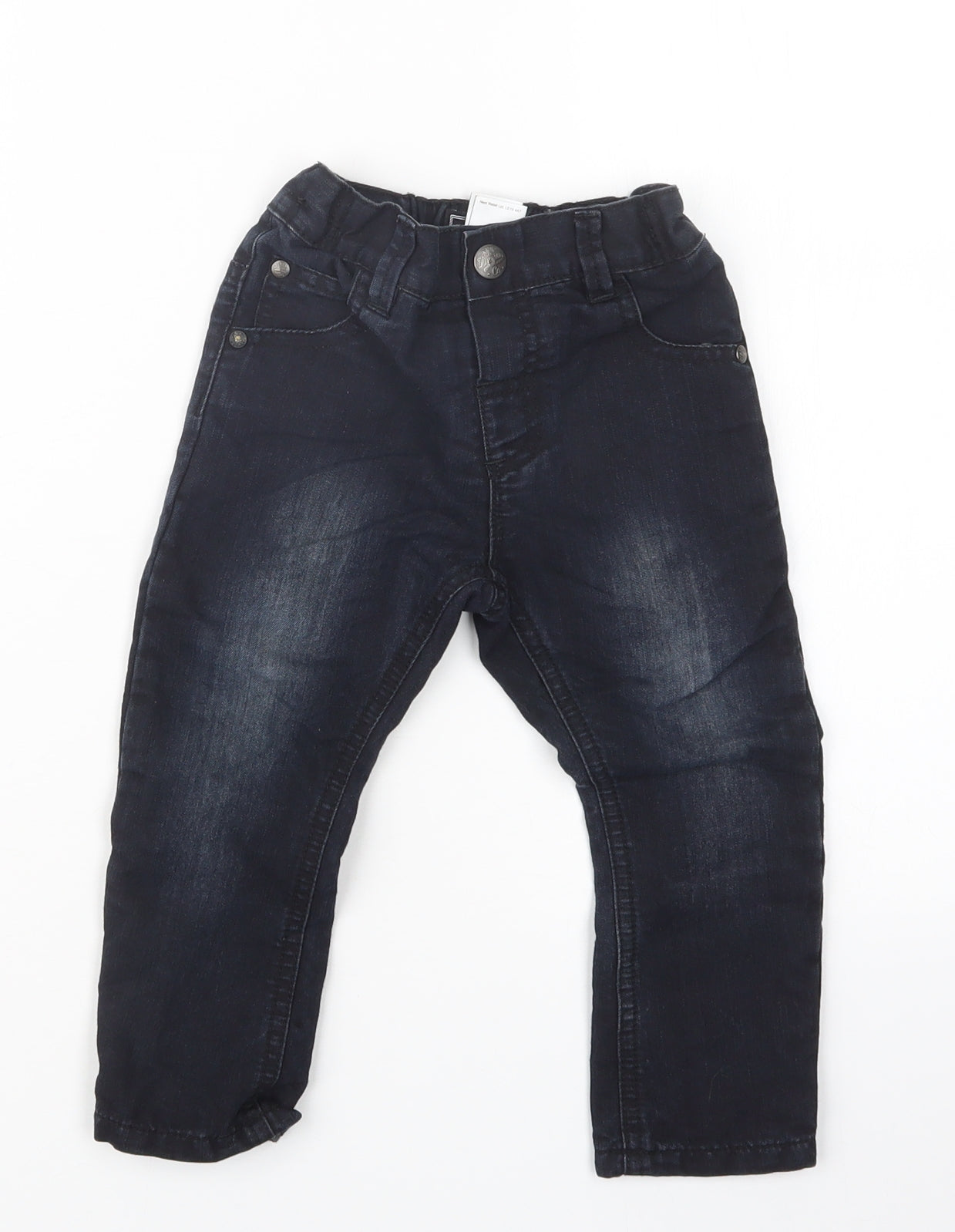 NEXT Boys Blue  Denim Cargo Jeans Size 12-18 Months