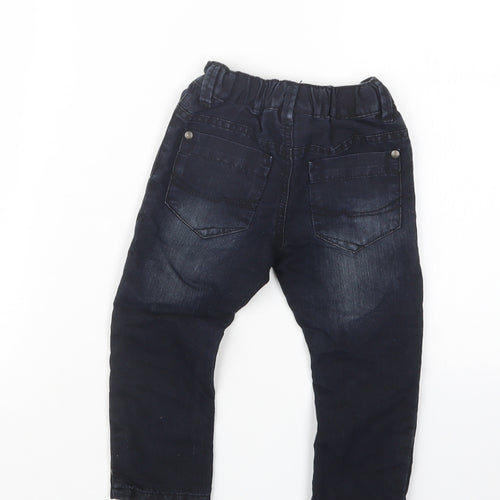 NEXT Boys Blue  Denim Cargo Jeans Size 12-18 Months