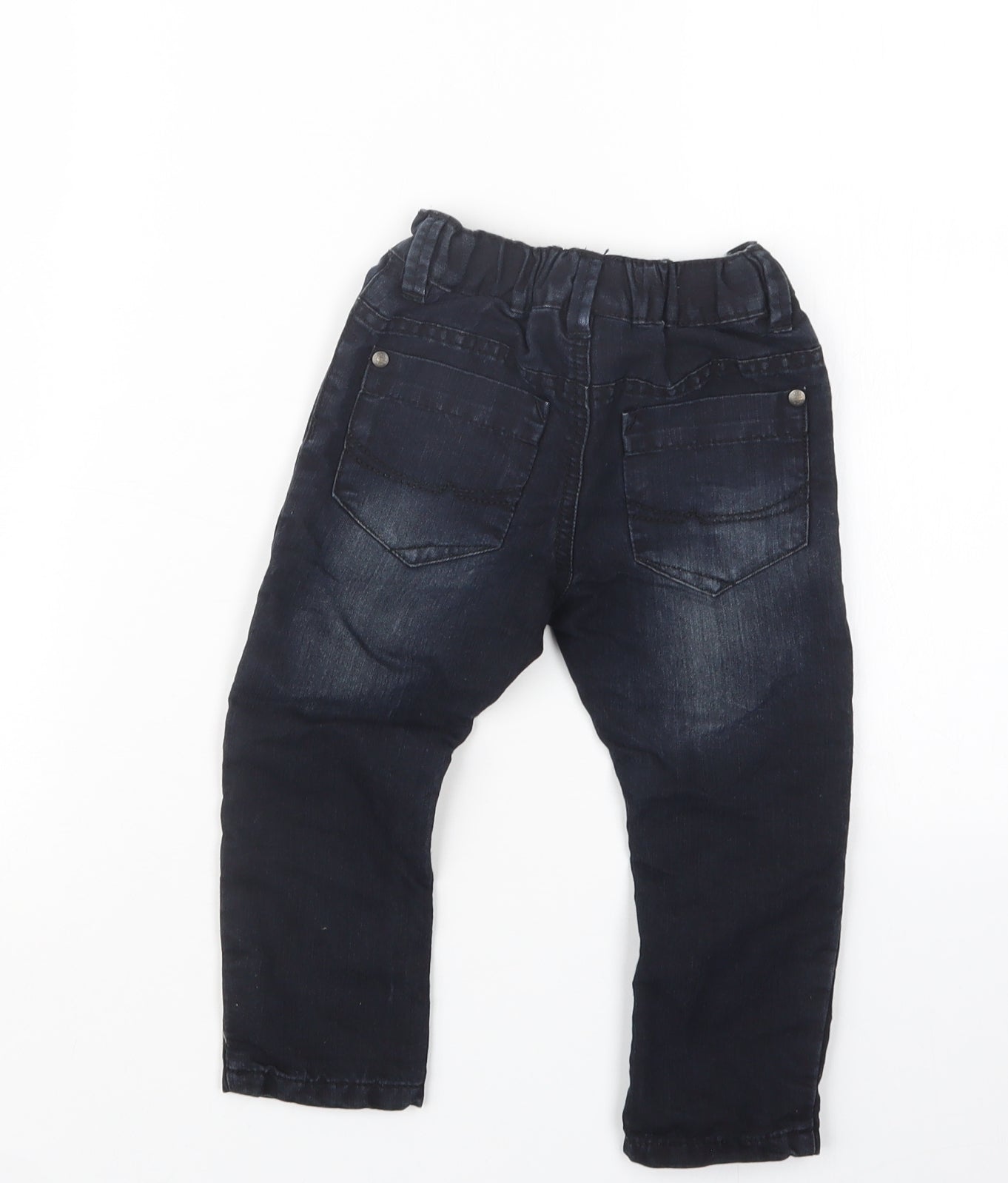 NEXT Boys Blue  Denim Cargo Jeans Size 12-18 Months