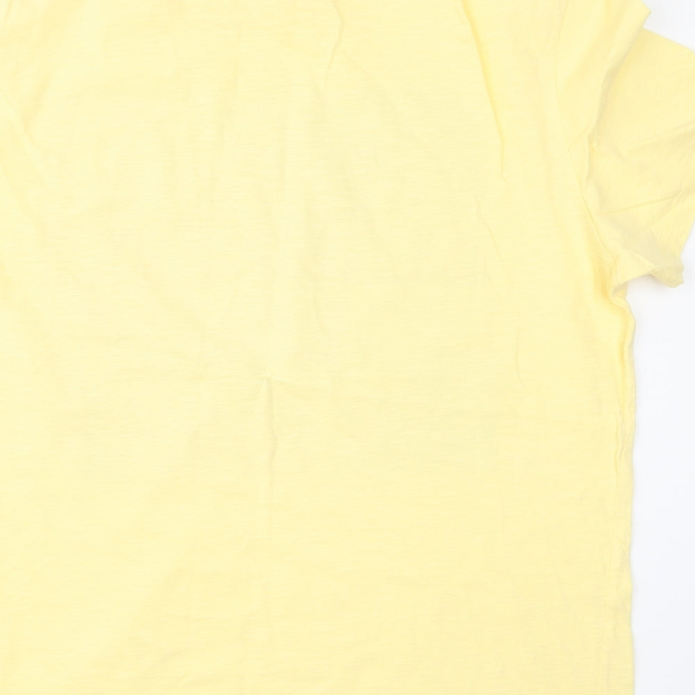 F&F Mens Yellow    T-Shirt Size L