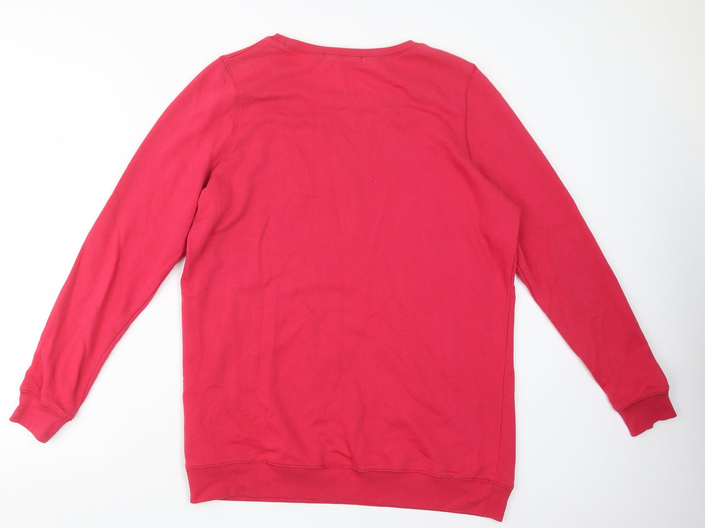 Love Label Womens Pink   Pullover Jumper Size 16