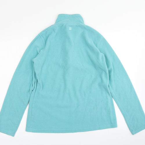 Mountain Warehouse Womens Blue  Fleece Pullover Sweatshirt Size M