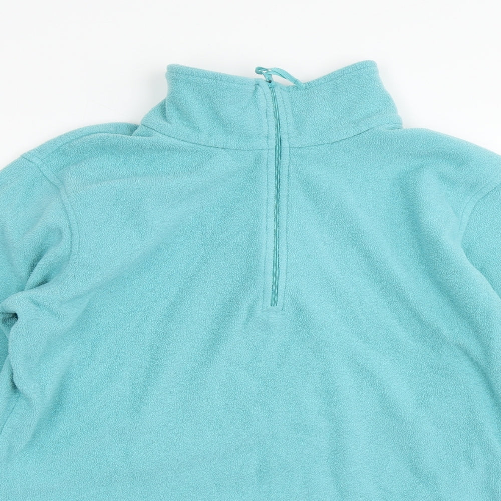 Mountain Warehouse Womens Blue  Fleece Pullover Sweatshirt Size M