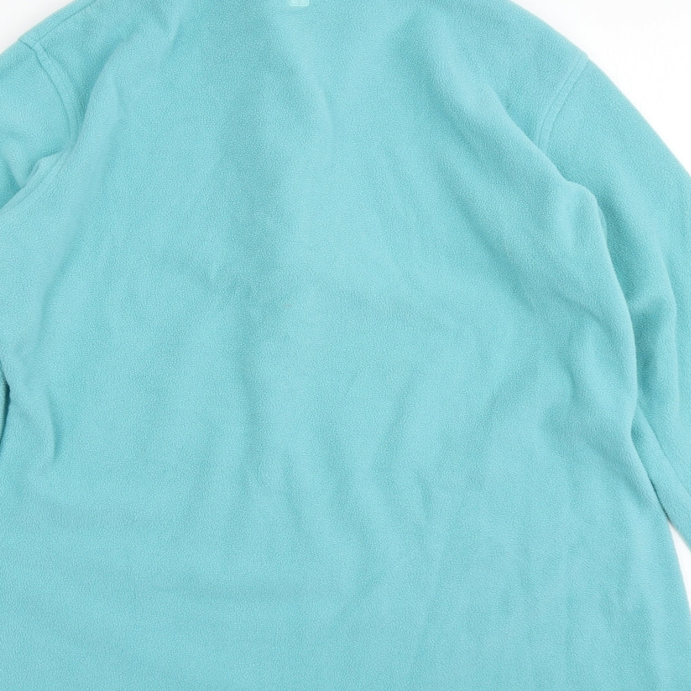Mountain Warehouse Womens Blue  Fleece Pullover Sweatshirt Size M