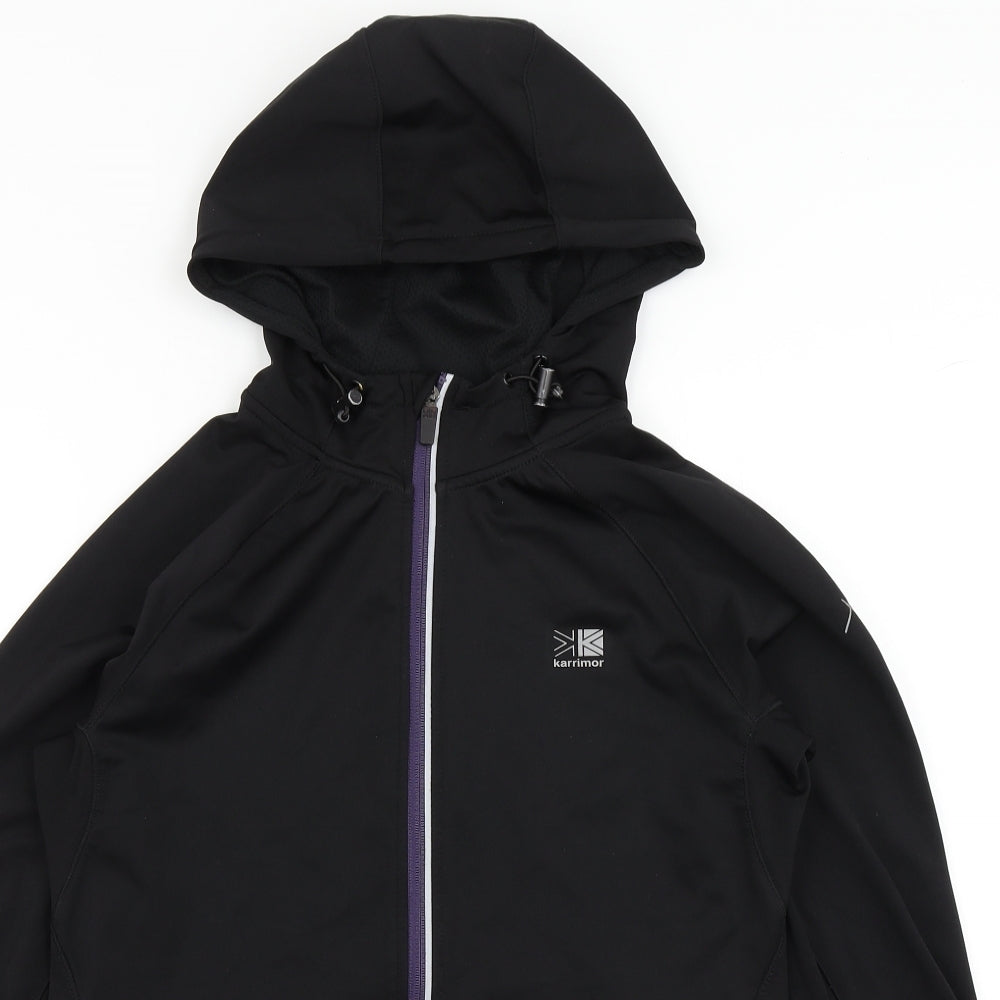 Karrimor Womens Black   Full Zip Hoodie Size 14