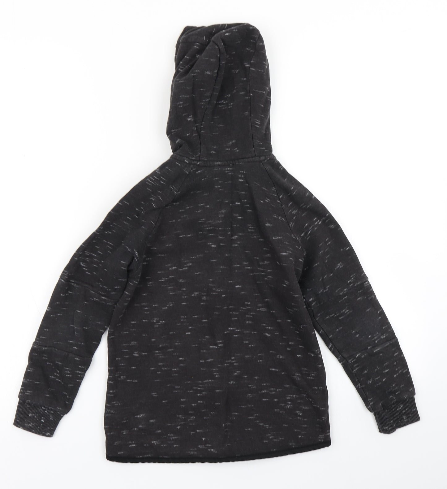 George Boys Black   Full Zip Hoodie Size 7-8 Years