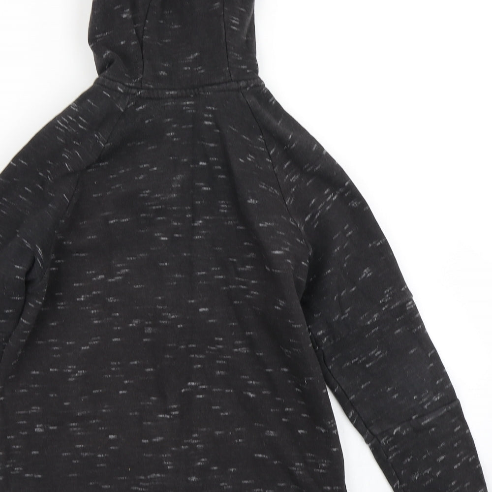 George Boys Black   Full Zip Hoodie Size 7-8 Years