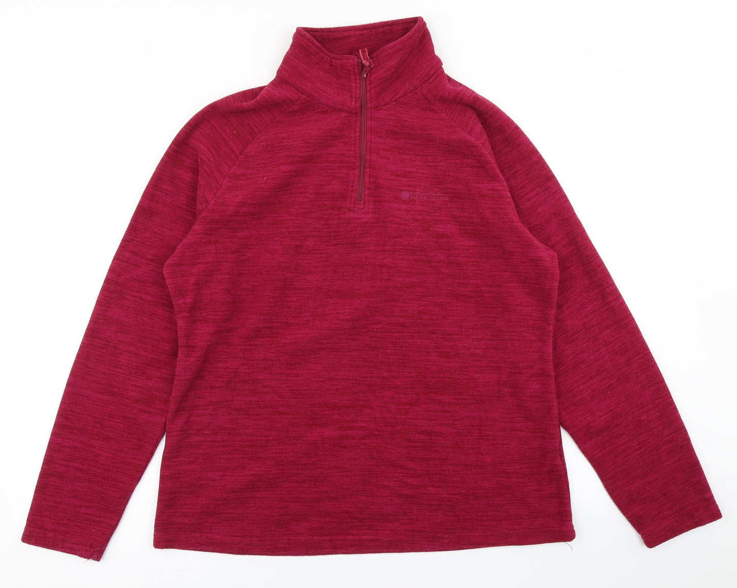Mountain Warehouse Womens Purple  Fleece Pullover Sweatshirt Size 16