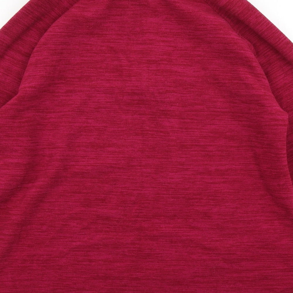 Mountain Warehouse Womens Purple  Fleece Pullover Sweatshirt Size 16