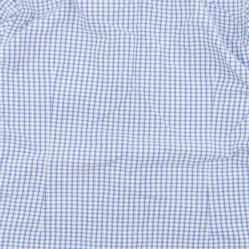 Ted Baker Mens Blue Check   Dress Shirt Size 2XL