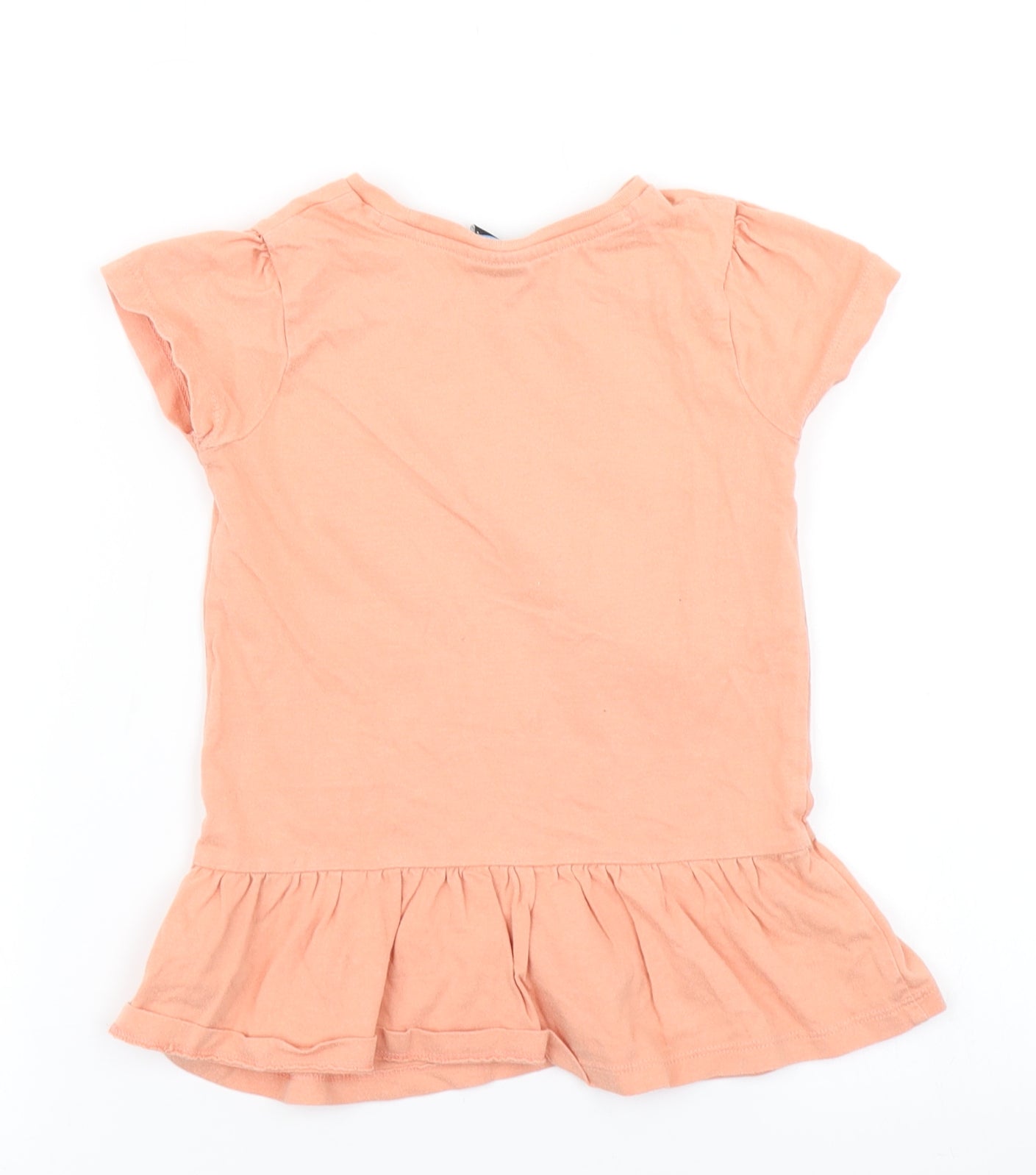 George Girls Pink   Basic T-Shirt Size 2-3 Years  - Moana