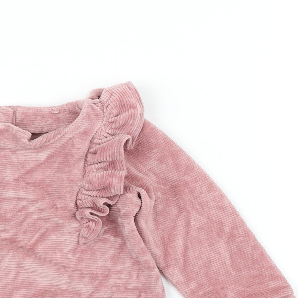 TU Girls Pink   Trousers Set Outfit/Set Size 18-24 Months