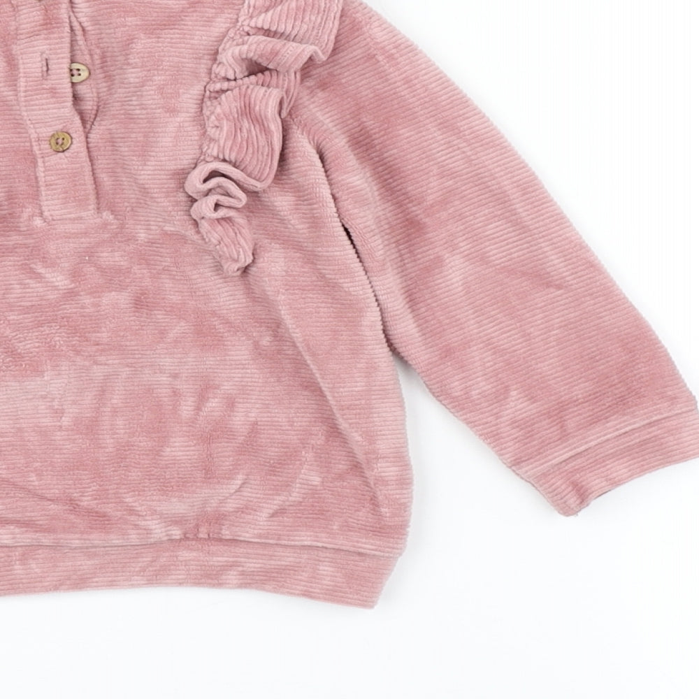 TU Girls Pink   Trousers Set Outfit/Set Size 18-24 Months