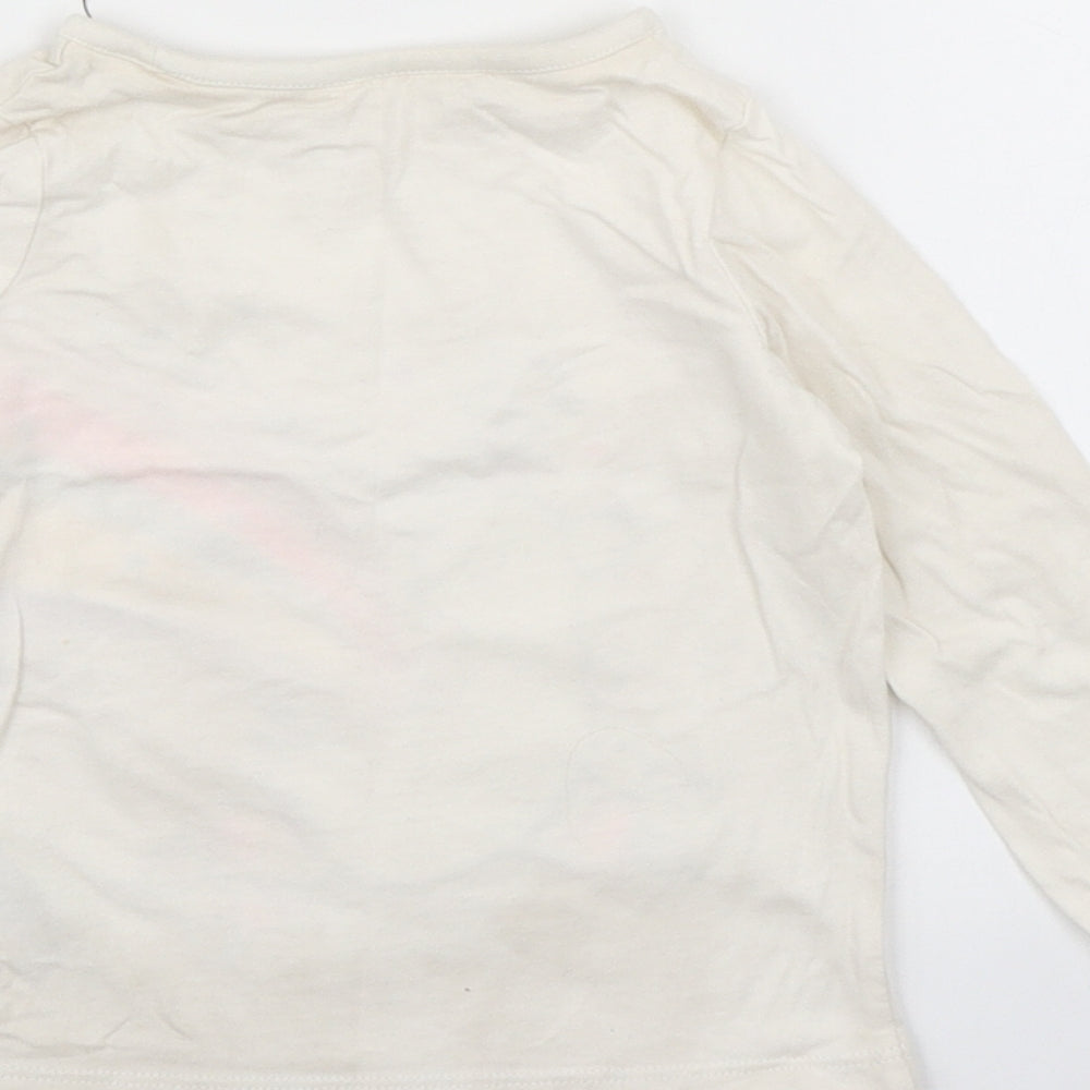 M&S Girls White   Basic T-Shirt Size 12-18 Months