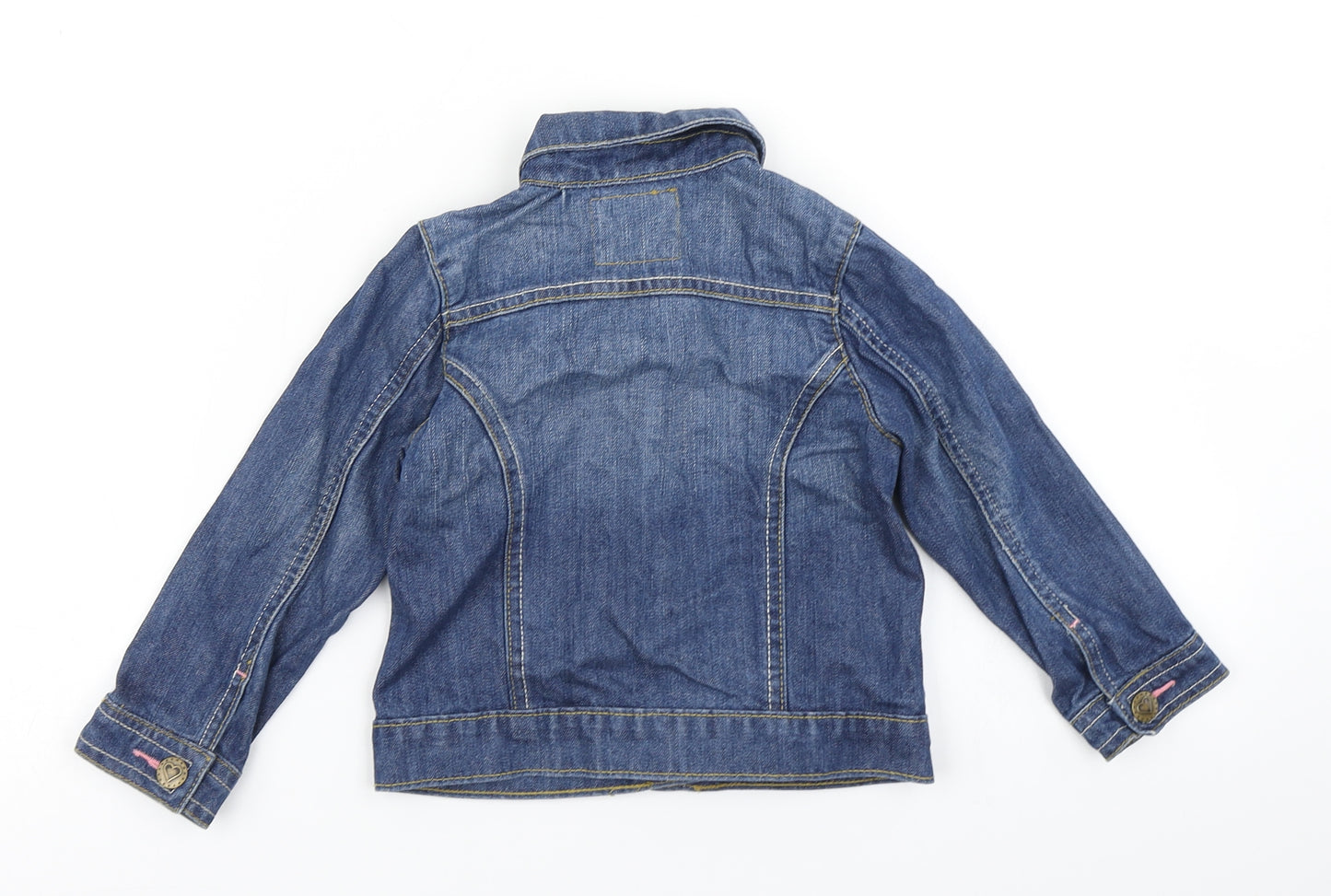 TU Girls Blue  Denim Jacket  Size 12-18 Months