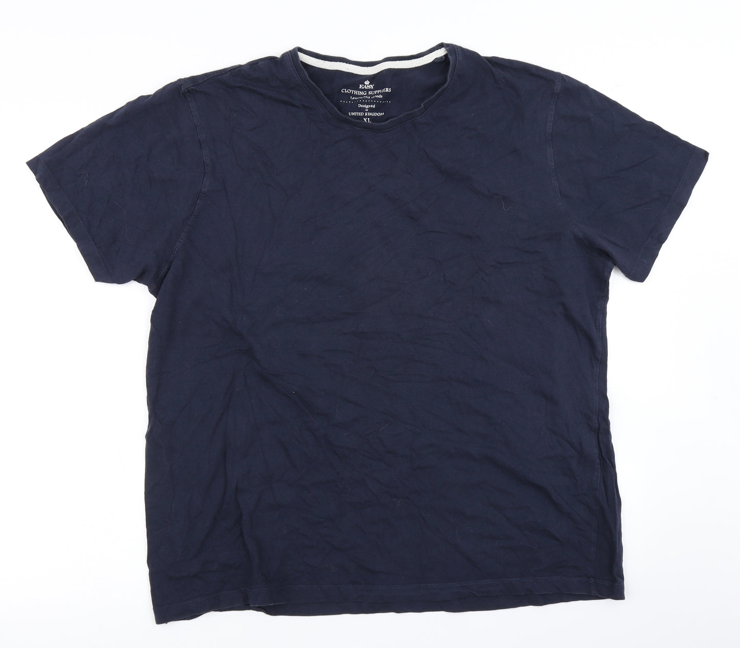 Easy Mens Blue    T-Shirt Size XL