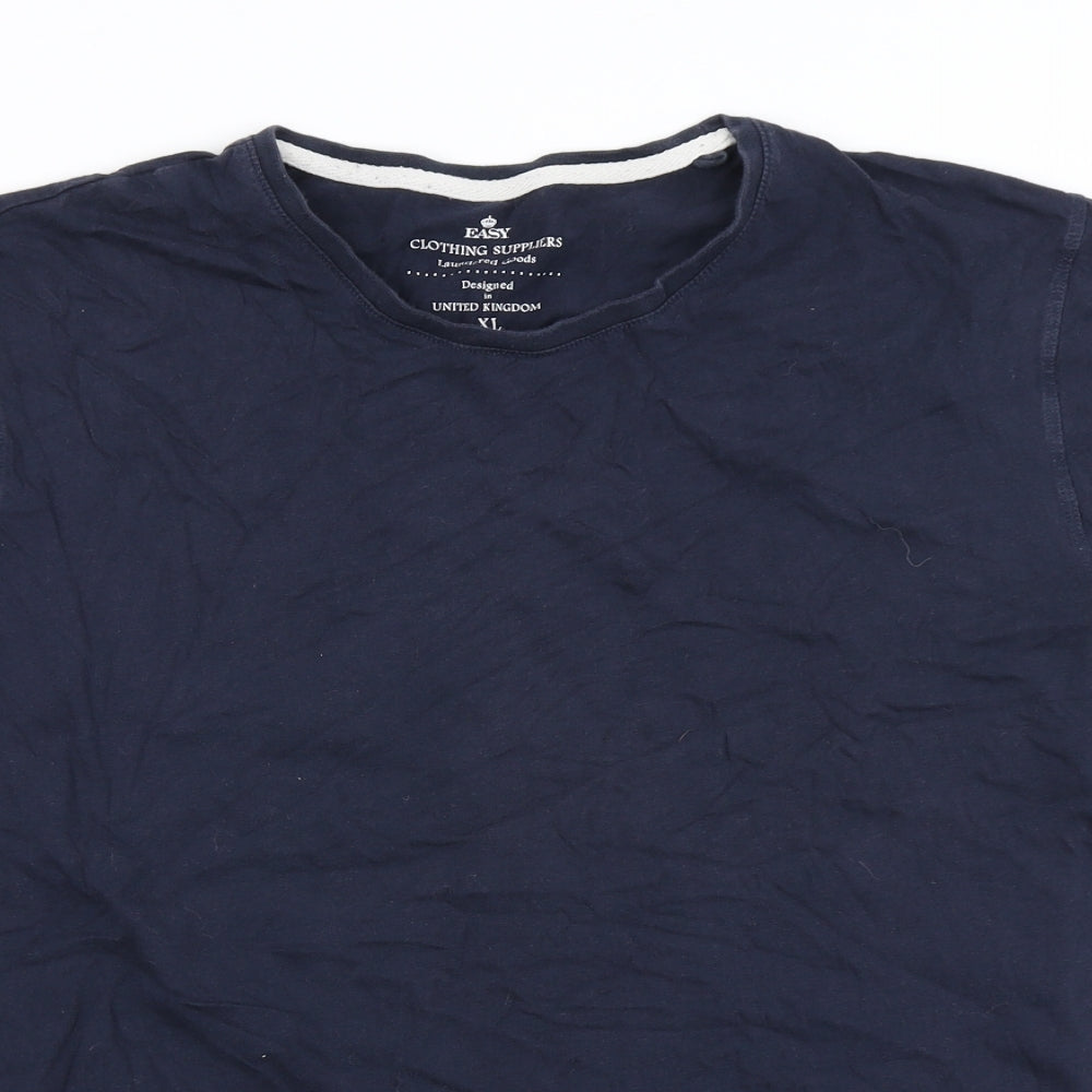 Easy Mens Blue    T-Shirt Size XL