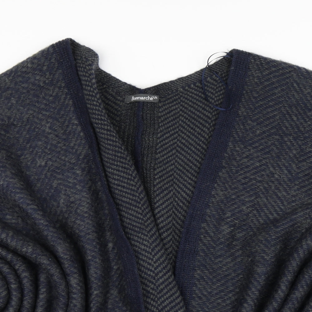 Bonmarché Womens Blue  Knit Cardigan Jumper Size L