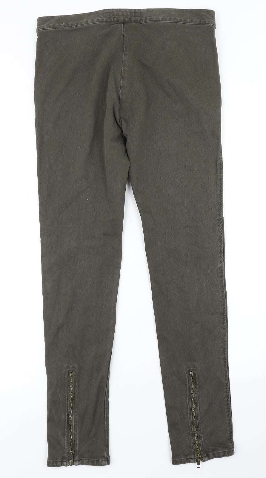 French Connection Womens Green  Denim Skinny Jeans Size 12 L29 in