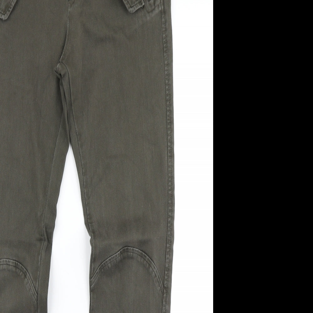 French Connection Womens Green  Denim Skinny Jeans Size 12 L29 in