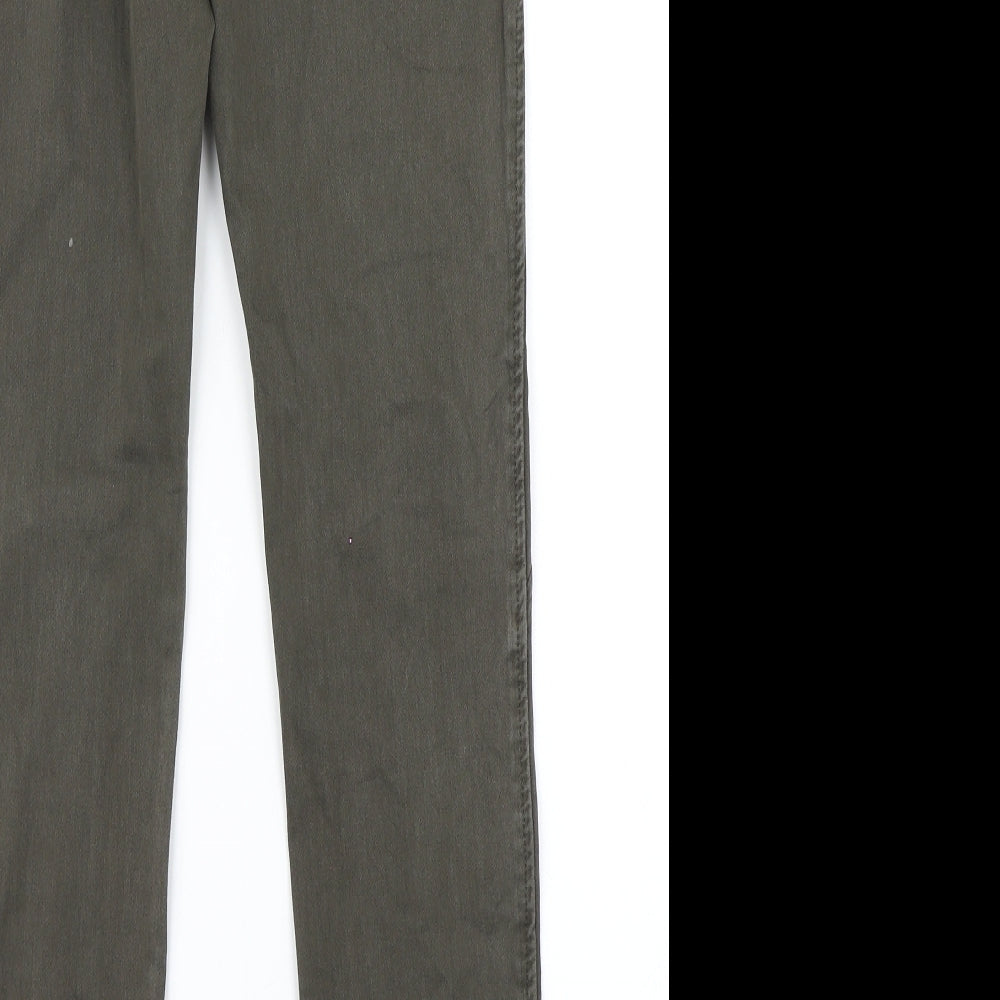 French Connection Womens Green  Denim Skinny Jeans Size 12 L29 in