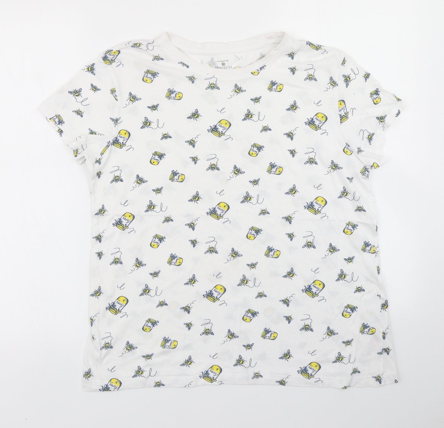Primark Womens White   Basic T-Shirt Size M