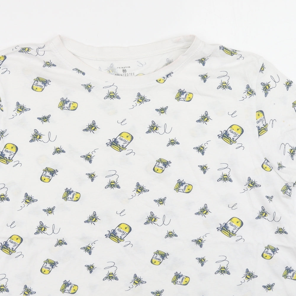 Primark Womens White   Basic T-Shirt Size M