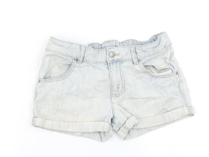 Benetton Jeans Girls Blue  Denim Mom Shorts Size 11-12 Years