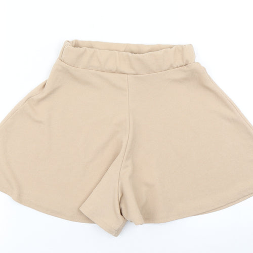 PRETTYLITTLETHING Girls Beige   Hot Pants Shorts Size 4 Years