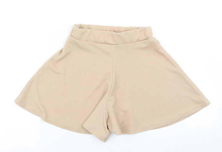 PRETTYLITTLETHING Girls Beige   Hot Pants Shorts Size 4 Years