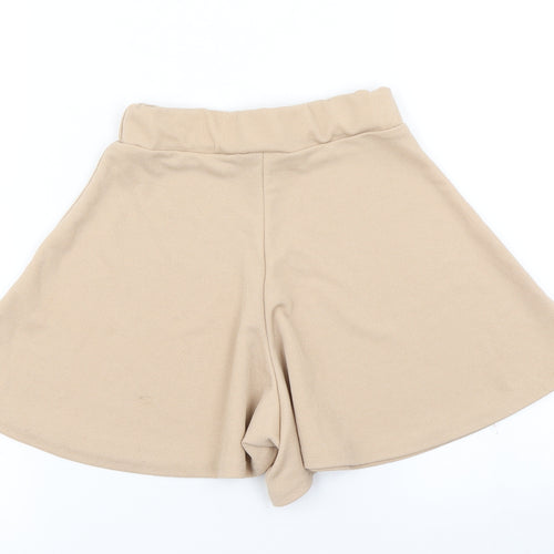 PRETTYLITTLETHING Girls Beige   Hot Pants Shorts Size 4 Years