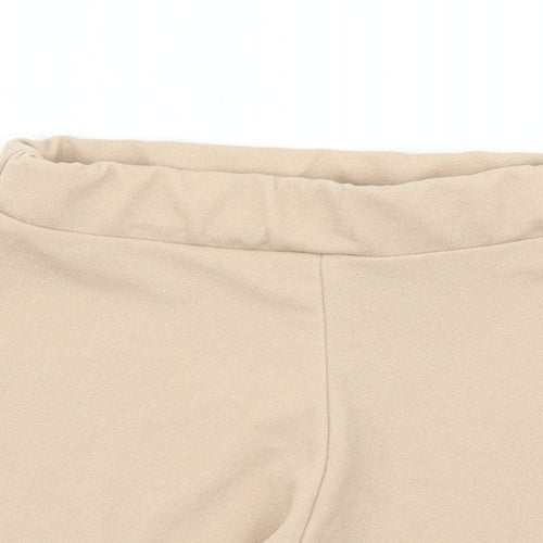PRETTYLITTLETHING Girls Beige   Hot Pants Shorts Size 4 Years