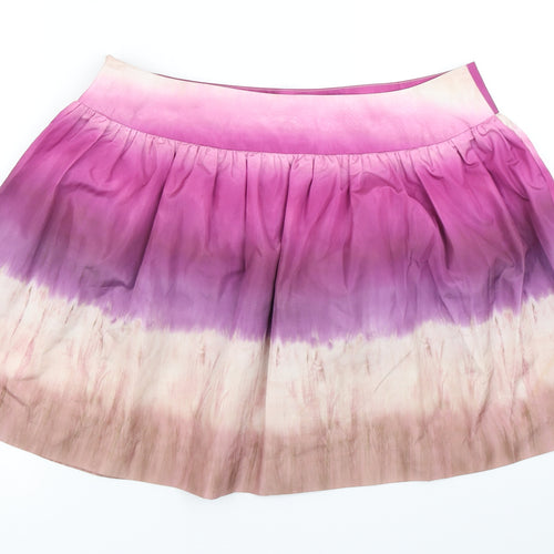 Adam Womens Pink   Flare Skirt Size 8  - Tie Dye