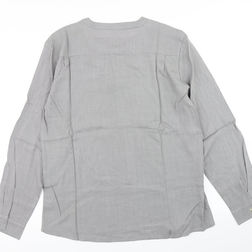 Reverb Mens Grey    Button-Up Size S